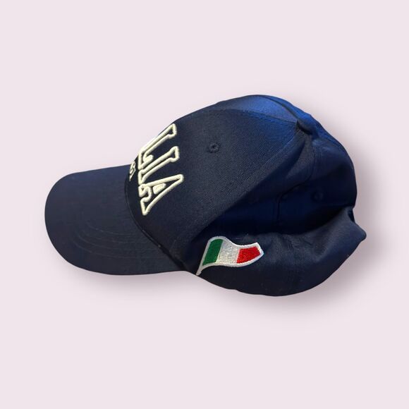 Lhen Bao Accessori‎ Blue Italia 1861 Snapback Hat - Picture 1 of 6